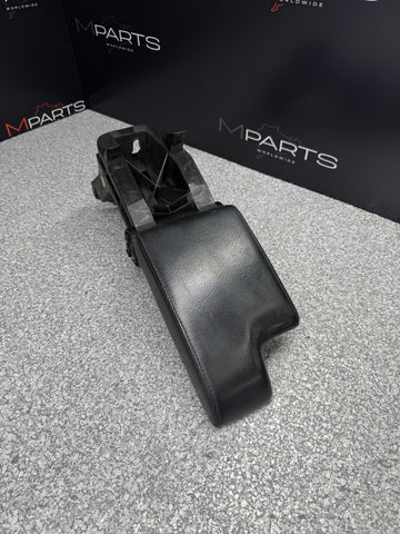 01-06 BMW E46 M3 Center Console Armrest Arm Rest Black Leather