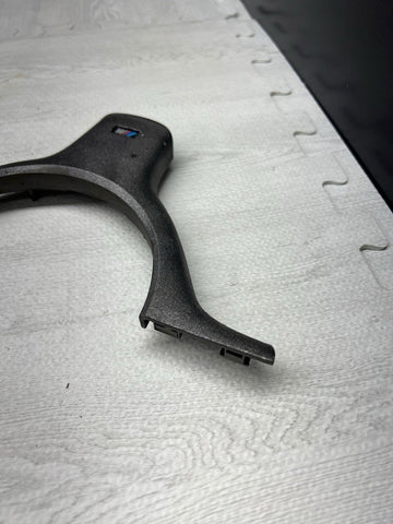 OEM 01-06 BMW E46 M3 Lower Steering Wheel Trim Cover Plate Titan Shadow Grey