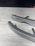 BMW E46 M3 Headlight Trims With Non Washer Option Titanium Silver