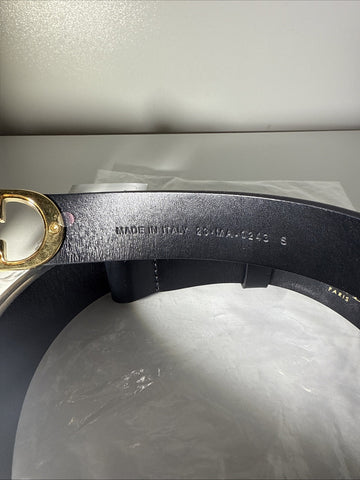 NEW Christian Dior Signature Logo Buckle Belt Women’s Black Small