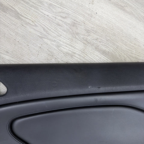 01-06 BMW E46 M3 FRONT PASSENGER RIGHT SIDE DOOR PANEL CARD BLACK OEM