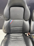 95-99 BMW E36 M3 Coupe Front Vaders Vader Seats Manual Black Ripped