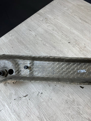 01-06 BMW E46 M3 Front Bumper Rebar Reinforcement Beam *Small Crack*