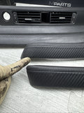 08-13 BMW E92 E93 M3 Interior Trim Set Carbon Leather OEM Genuine *Notes*