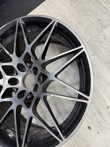 15-20 BMW F80 F82 F83 M3 M4 666M 20” Rear OEM Wheel Rim 20x10 *BENT