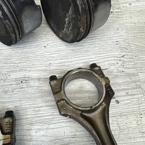 1996-2000 BMW S52 Engine Piston and Connecting Rod Set of 6 E36 M3 Z3M OEM