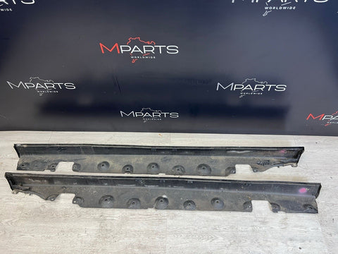 01-06 BMW E46 M3 Rocker Panel Side Skirts OEM Carbon Black