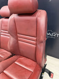 BMW 06-07 E60 M5 Sedan Front Seats Leather Heated Indianapolis Red