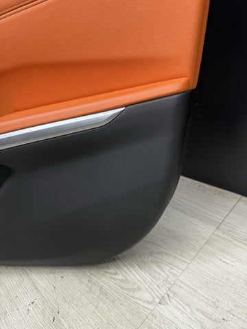BMW 21-26 G80 M3 Front Right Kyalami Orange Leather Door Panel