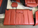 15-20 BMW F83 M4 Convertible Front & Back Seats & Panels Sahkir Orange (Red)