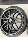 19x8.5 19x9.5 CSL STYLE 5x120 BMW E46 M3 Matte Black 19” Wheels Rims Set (4)