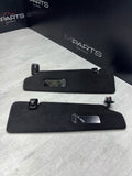 Alcantara Sun Visors Shades Mirrors Pair 51168079801 BMW F92 M8 Coupe