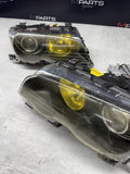 BMW 02-06 E46 330 M3 Bixenon Headlights Complete Set Yellow 1305621771