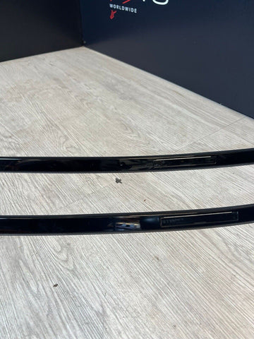 Original 08-13 BMW E92 M3 Coupe Roof Rails Mouldings Pair 51138045379