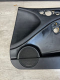 01-06 BMW E46 M3 PASSENGER RIGHT SIDE DOOR PANEL CARD BLACK OEM