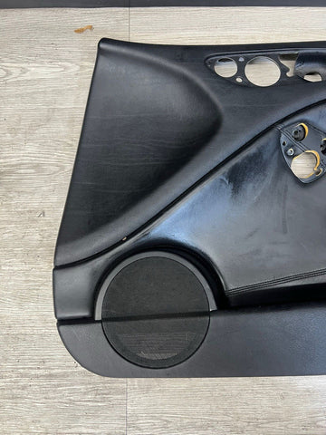 01-06 BMW E46 M3 PASSENGER RIGHT SIDE DOOR PANEL CARD BLACK OEM