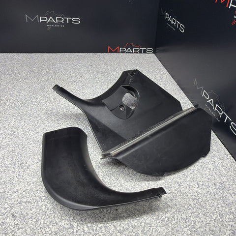 01-06 BMW E46 M3 Left Right Kick Dead Pedals Covers Trims Panels Genuine Black