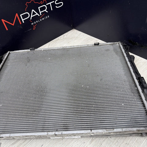 08-13 BMW E90 E92 E93 M3 S65 MAIN ENGINE COOLING RADIATOR CONDENSER ASSEMBLY OEM