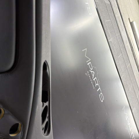 01-06 BMW E46 M3 FRONT DRIVER LEFT SIDE DOOR PANEL CARD BLACK OEM