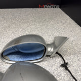 01-06 BMW E46 M3 Side View Door Mirrors Pair Titan Silver *Notes*