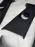 A B C Pillar Column Cover Trim Set Black OEM BMW 18-23 G01 F97 X3 X3M
