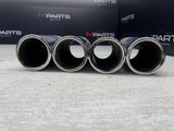 08-13 OEM BMW E92 E93 M3 S65 Rear Exhaust Quad Muffler Tips (4)