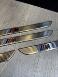 FRONT REAR DOOR SILLS SCUFF PLATES M SPORT BMW E70 X5M X5 (2007-2013) OEM