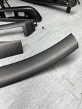 01-06 BMW E46 M3 Convertible Interior Armrests Trim Set Titan Shadow Grey