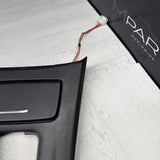08-13 BMW E90 E92 M3 OEM  Front Center Console Cover Leather DCT *Scratches*