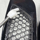 08-13 BMW E90 E92 E93 M3 Hood Scoops Space Jerez Black Pair 8042978 *Cracked*