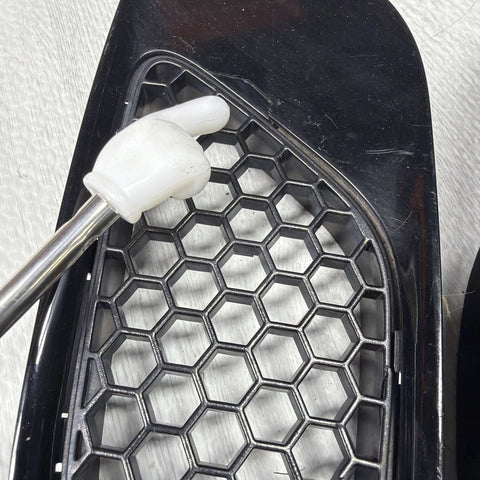 08-13 BMW E90 E92 E93 M3 Hood Scoops Space Jerez Black Pair 8042978 *Cracked*