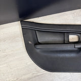 96-02 BMW Z3M Front Left Driver Door Card Panel Cover Trim Leather Black