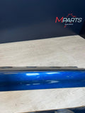 01-06 BMW E46 M3 Rocker Panel Side Skirts Pair OEM Blue