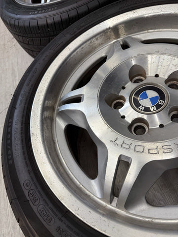 BMW MOTORSPORT Style 24 E36 M3 LIGHTWEIGHT LTW Rims Wheels 17x7.5 ET41 REPLICA