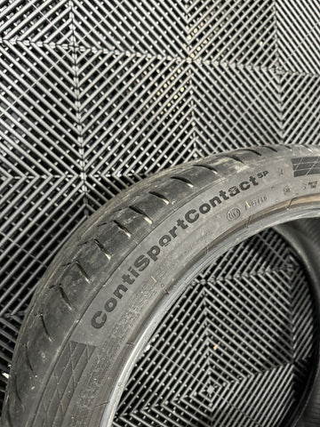 (2021) Continental ContiSportContact 5P 255/35R19 92Y Tire No Patches 8-9/32