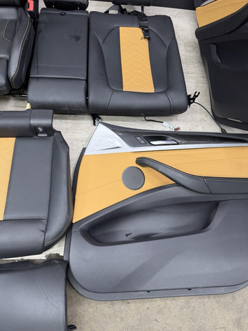 18-24 BMW F97 G01 X3M Interior Seats & Panels Leather Black
