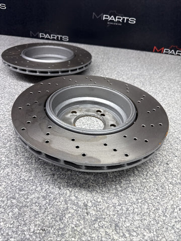 OEM / REFURBISHED 08-13 BMW E90 E92 E93 M3 Rear Brakes Rotors 2283803 2283804