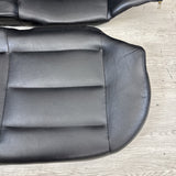 95-99 BMW E36 M3 Sedan Rear Bench + Folding Backrest Back Rest Seats Black