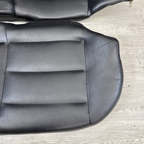 95-99 BMW E36 M3 Sedan Rear Bench + Folding Backrest Back Rest Seats Black
