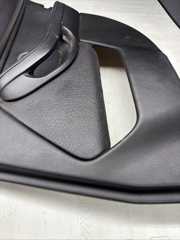 99-03 OEM BMW E39 M5 Rear Right Passenger Door Panel  Leather Black *Notes*