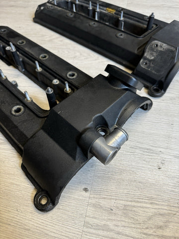 00-03 BMW E39 M5 S62 V8 Engine Valve Covers OEM Left + Right 1406781 1406778