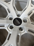 20” White Vossen Hybrid Forged HF-5 BMW G80 G82 G83 M3 M4 (21x10/22x11, 5x112)