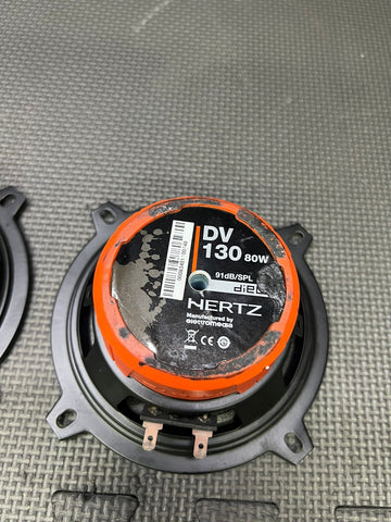 HERTZ DV 130 80W 91db/SPL 4 Ohms Speakers Pair