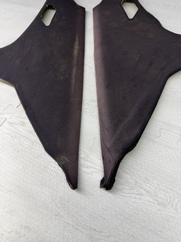 94-99 BMW E36 318I 323I 325I M3 COUPE REAR C PILLAR PILLARS TRIMS BLACK *CRACKS