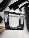 01-06 BMW E46 M3 Coupe Interior Armrests Trim Set Piano Black