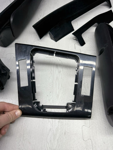 01-06 BMW E46 M3 Coupe Interior Armrests Trim Set Piano Black