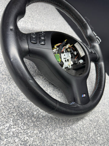 BMW Steering Wheel 01-06 E46 M3 Stock MANUAL 32342282020 GRADE A