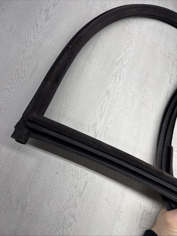 BMW E46 M3 01-06 Right Passenger Side Door Weather Strip Seal Black OEM