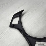 08-13 BMW E90 E92 E93 M3 Lower Steering Wheel Trim Cover Plate Black Wrapped