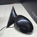 01-06 BMW E46 M3 Side View Door Mirrors Pair Carbon Black  *Notes*